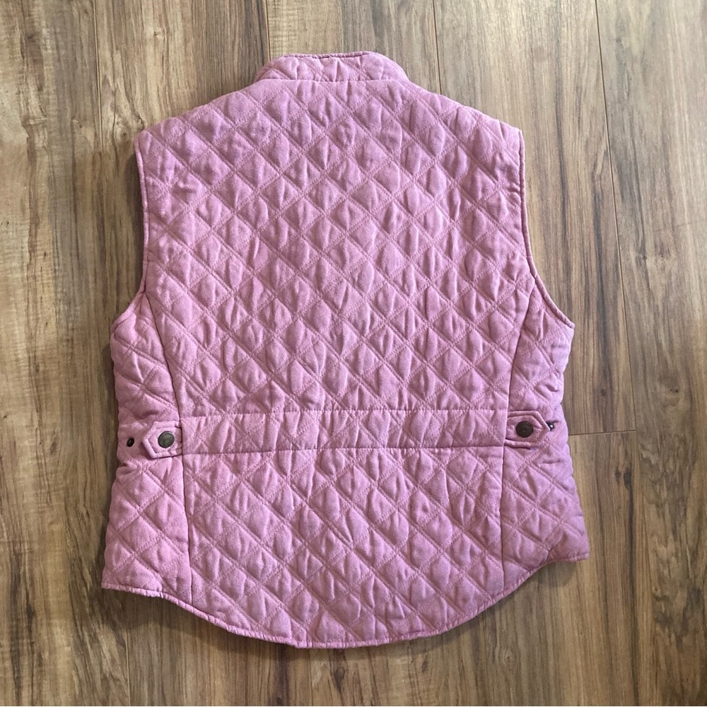Prestige‎ Riding Image Pink Zip Up Womens Quilted Equestrian Riding Vest Size XL - Picture 4 of 10